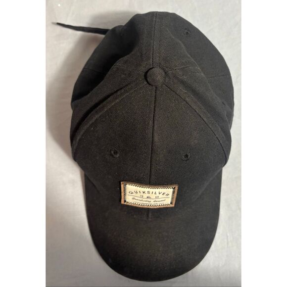 Quiksilver Outdoor Fishing Hunting Cap Hat Adult Mens Black Adjustable - Picture 4 of 8